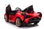 Coche eléctrico infantil Lamborghini Sian rojo/rojo