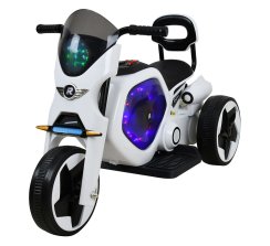 Triciclo eléctrico para niños RACCEWAY®, blanco