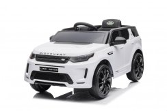 Coche eléctrico infantil Land Rover Discovery Sport blanco/blanco