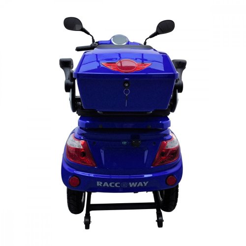 Electric three-wheel scooter RACCEWAY® VIA-MS09, blue-glossy