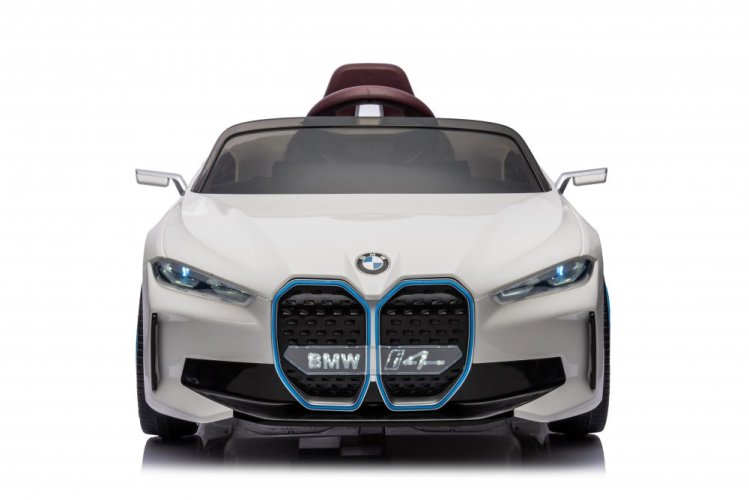 Coche eléctrico infantil BMW i4 blanco