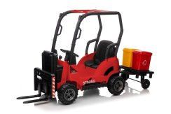 Carretilla elevadora eléctrica para niños Eljet roja, Li-Ion