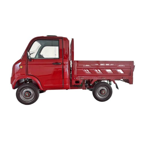 Nákladný štvorkolesový vozík RACCEWAY® HIPPO, červený