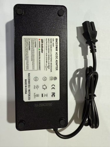 Nabíječka na lithiové baterie RACCEWAY®, 48V (54.6V) 4Ah-13S