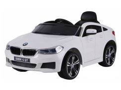 Coche eléctrico infantil BMW 6GT blanco