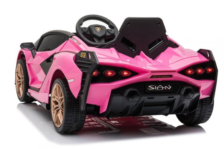 Dječji električni automobil Lamborghini Sian ružičasti/pink