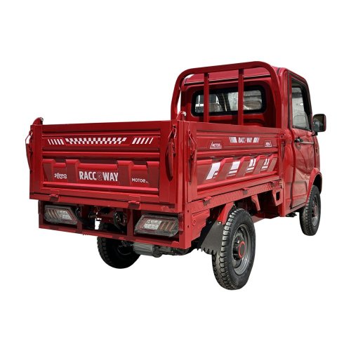 Four-wheel cargo cart RACCEWAY® HIPPO, red