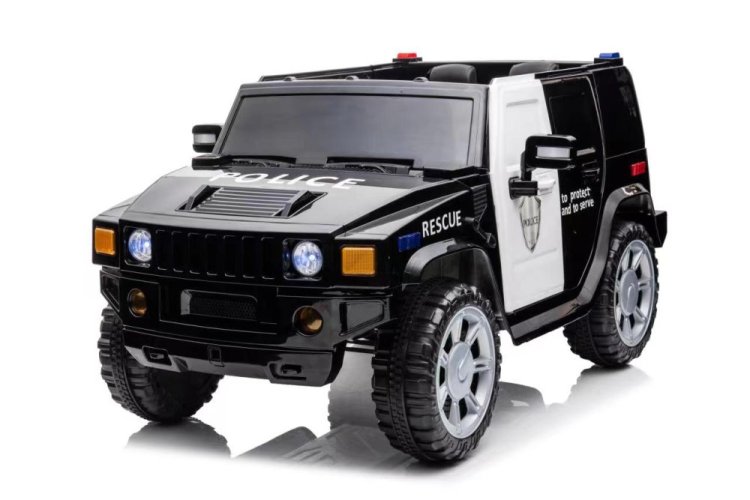 Children's electric police car RANGER Eljet black, Li-Ion