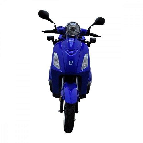 Electric three-wheel scooter RACCEWAY® VIA-MS09, blue-glossy