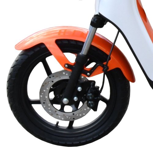 Elektrokolobežka RACCEWAY® E-BABETA® II, bielo-oranžová