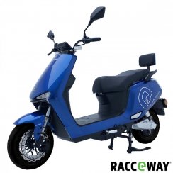 Electro scooter RACCEWAY® GALAXY,blue-personal collection only