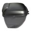 Rear case with carrier for electric scooter RACCEWAY® PAŘEZ, black