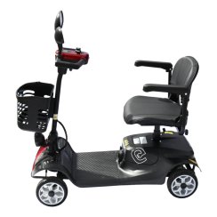 Elektrický čtyřkolový vozík RACCEWAY® SOLID, vínový
