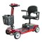 Carro eléctrico de cuatro ruedas RACCEWAY® SPLIT, burdeos