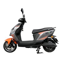 Patinete eléctrico RACCEWAY® RC45, gris-naranja