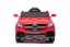 Children's electric car Mercedes GLC coupé red/red