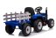 Coche eléctrico para niños Tractor Lite - azul
