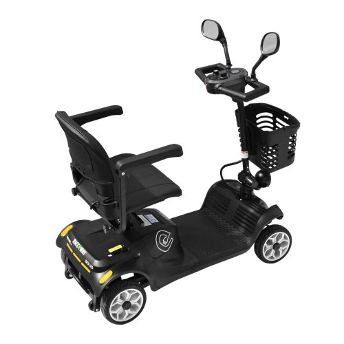 Elektrický štvorkolesový vozík RACCEWAY® SOLID, čierny