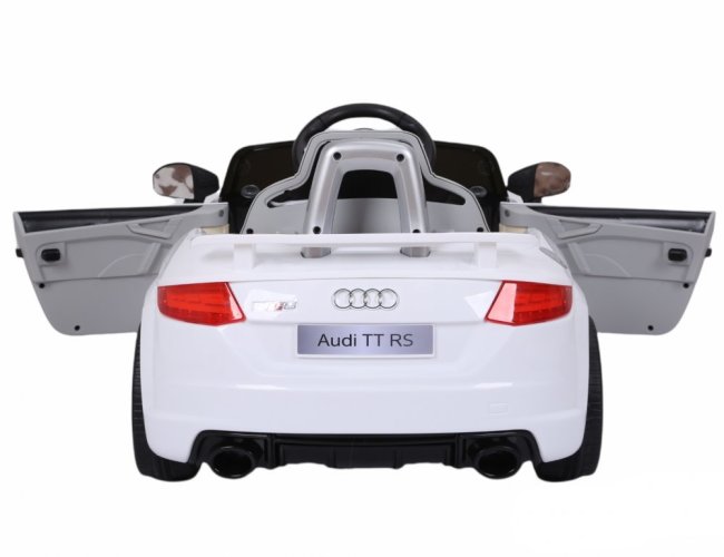 Coche eléctrico infantil Audi TT RS blanco
