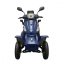 Elektrický čtyřkolový vozík RACCEWAY® STRADA ELECTRIC SCOOTER, modrý lesk