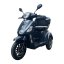 Triciclo eléctrico RACCEWAY® VIA LITE, gris