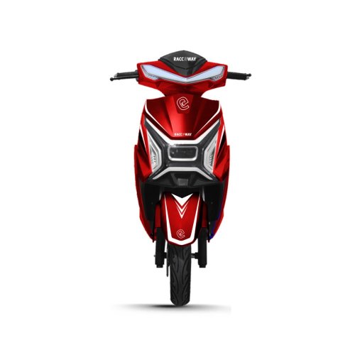 Electric scooter RACCEWAY® CITY 45, driving licence required, red