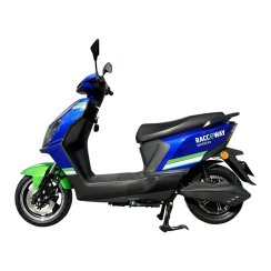Patinete eléctrico RACCEWAY® RC45, azul-verde