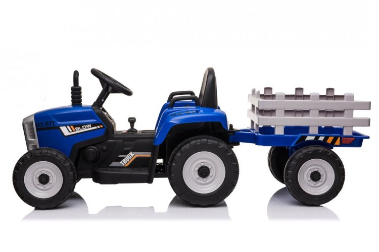 Coche eléctrico para niños Tractor Lite - azul