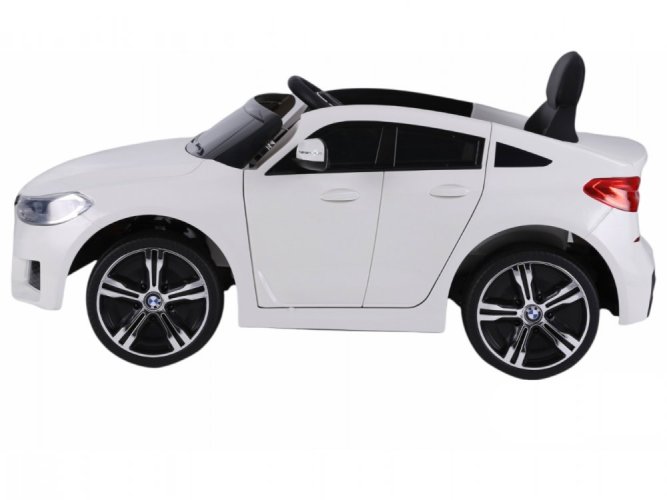 Coche eléctrico infantil BMW 6GT blanco