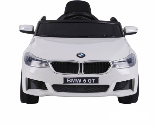 Coche eléctrico infantil BMW 6GT blanco