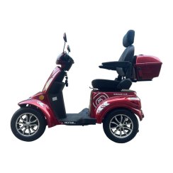 Vehículo eléctrico de cuatro ruedas RACCEWAY® STRADA LUX, rojo