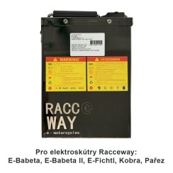 Battery LI-48V 15Ah, for electric scooter RACCEWAY® LG, 13S 3P