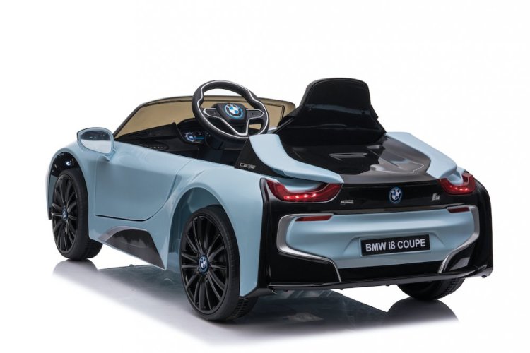 Dětské elektrické auto BMW i8 Coupe sv.modrá