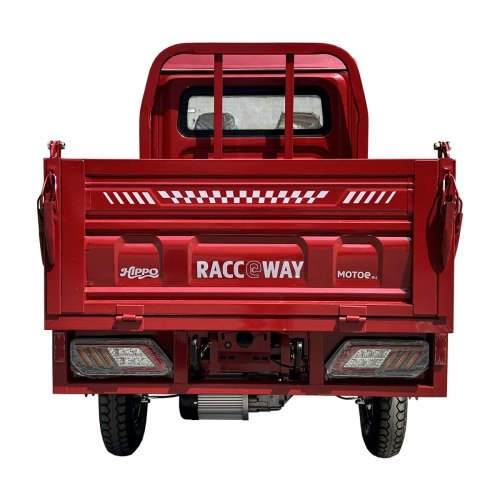 Four-wheel cargo cart RACCEWAY® HIPPO, red