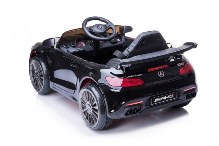 Coche eléctrico infantil Mercedes AMG GT negro