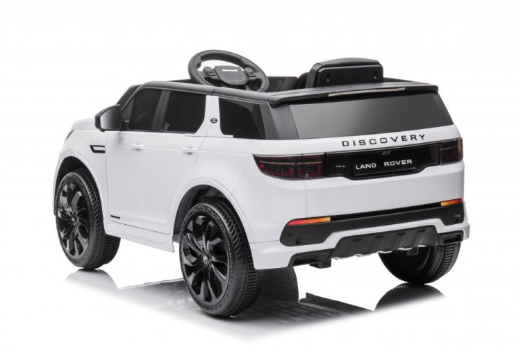 Coche eléctrico infantil Land Rover Discovery Sport blanco/blanco