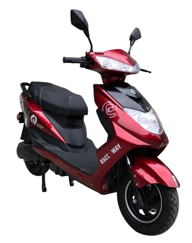 Električni skuter RACCEWAY® CITY 21, crveni + Nosač besplatno