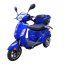 Elektrický trojkolesový vozík RACCEWAY® VIA-MS09, modrý lesklý