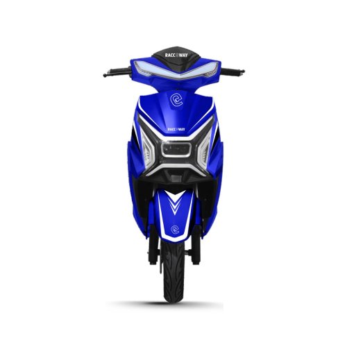 Electric scooter RACCEWAY® CITY 45, with driving licence, blue