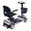 Electric four-wheeled cart RACCEWAY® SPLIT, silver
