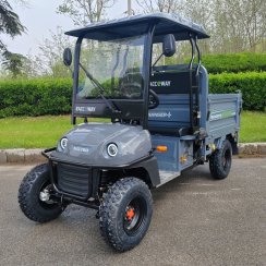 Carro de carga de cuatro ruedas RACCEWAY® RANGER PLUS, gris