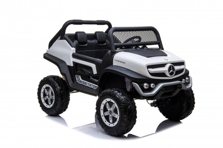 Dječji električni automobil Mercedes Benz Unimog Truck - bijela