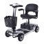 Electric four-wheeled cart RACCEWAY® SPLIT, silver