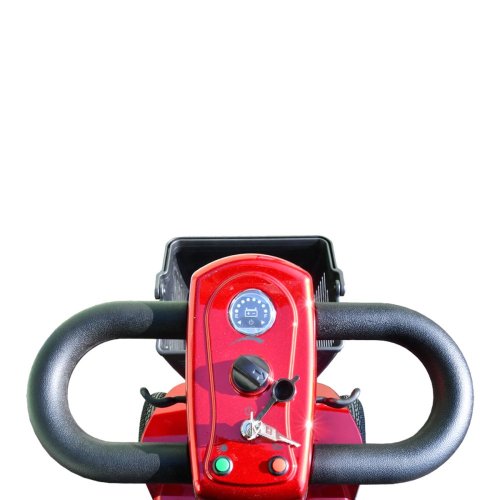 Electric four-wheeled cart RACCEWAY® SPLIT, white
