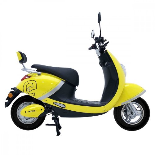 Electro scooter RACCEWAY® MONA,yellow-personal collection only