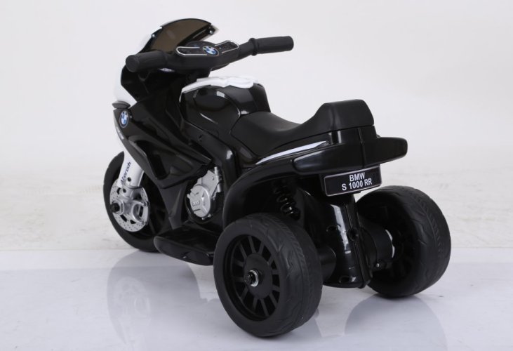 Triciclo eléctrico infantil BMW S1000 RR negro