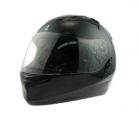 Motocycle helmet SULOV SABOTAGE, size L, black - Color: Black, Helmet size: L