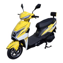 Electric scooter RACCEWAY® CITY 45, with driving licence, yellow