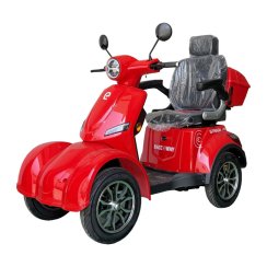Električno vozilo na četiri kotača RACCEWAY® STRADA LITE, bordo