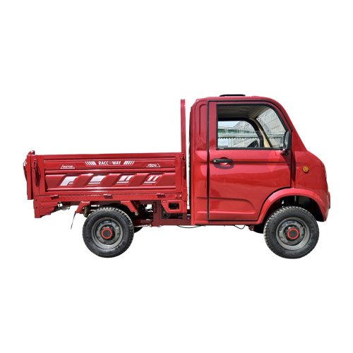Four-wheel cargo cart RACCEWAY® HIPPO, red